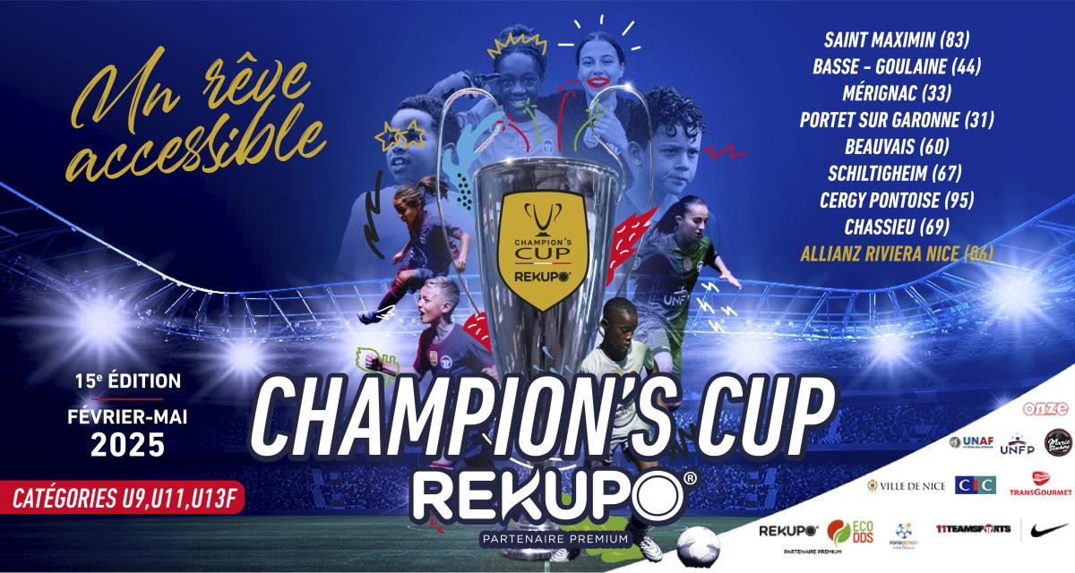 La Champion's Cup Rekupo 2025 : Une Révolution pour le Football Jeune en France