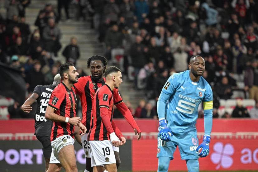 Nice renverse Rennes et se rapproche du podium