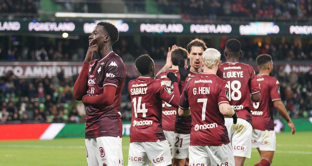 Ligue 2 : Le FC Metz s'empare provisoirement de la tête du classement