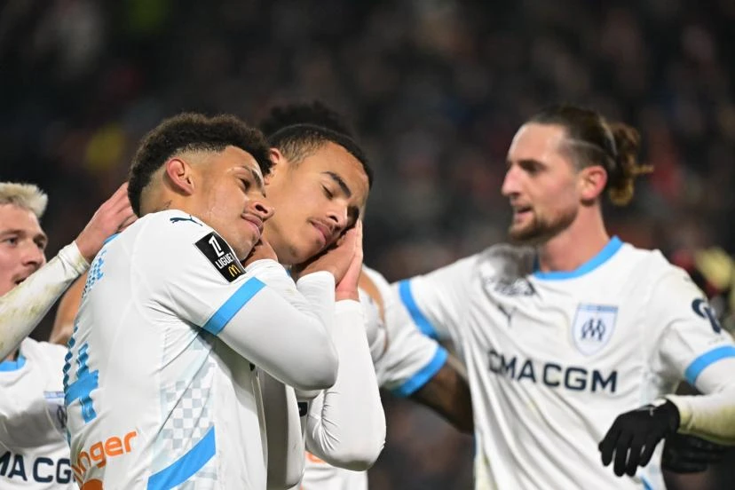 Greenwood et Rabiot offrent une victoire précieuse à l'OM à Rennes