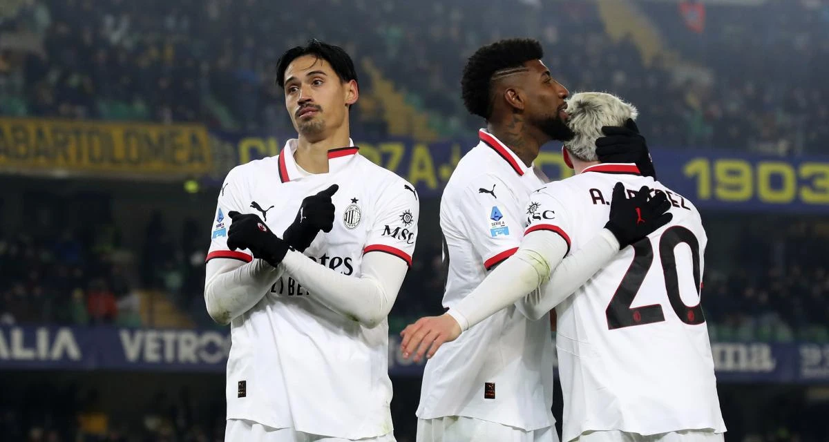 Milan retrouve des couleurs et la victoire face à Vérone