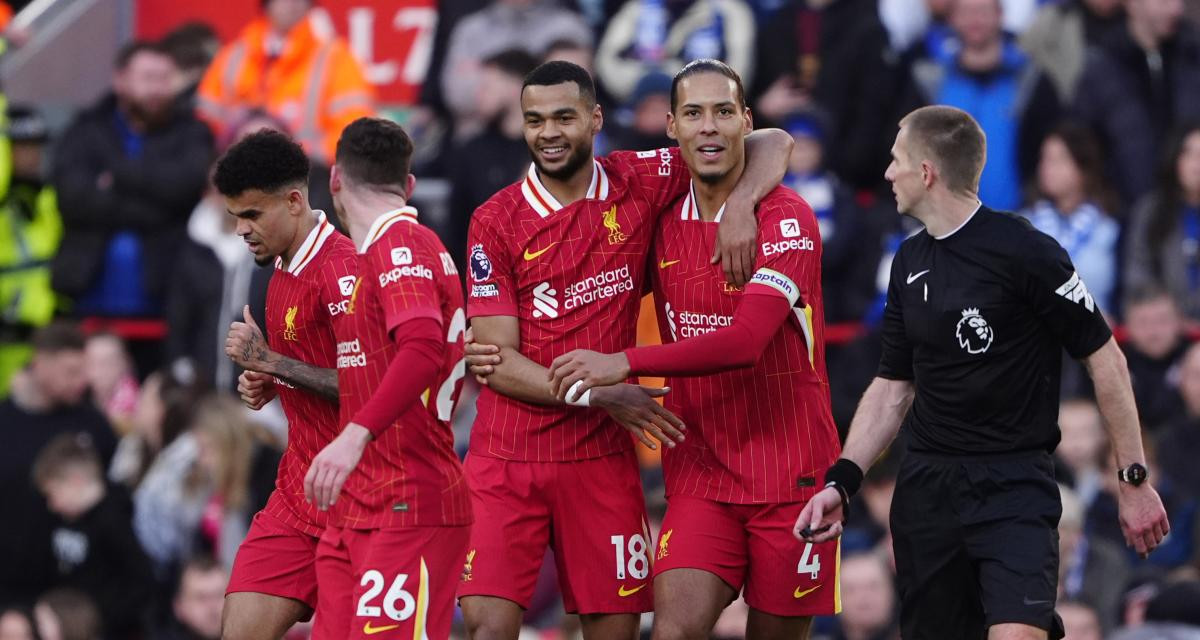 Liverpool écrase Ipswich et conforte sa place de leader en Premier League