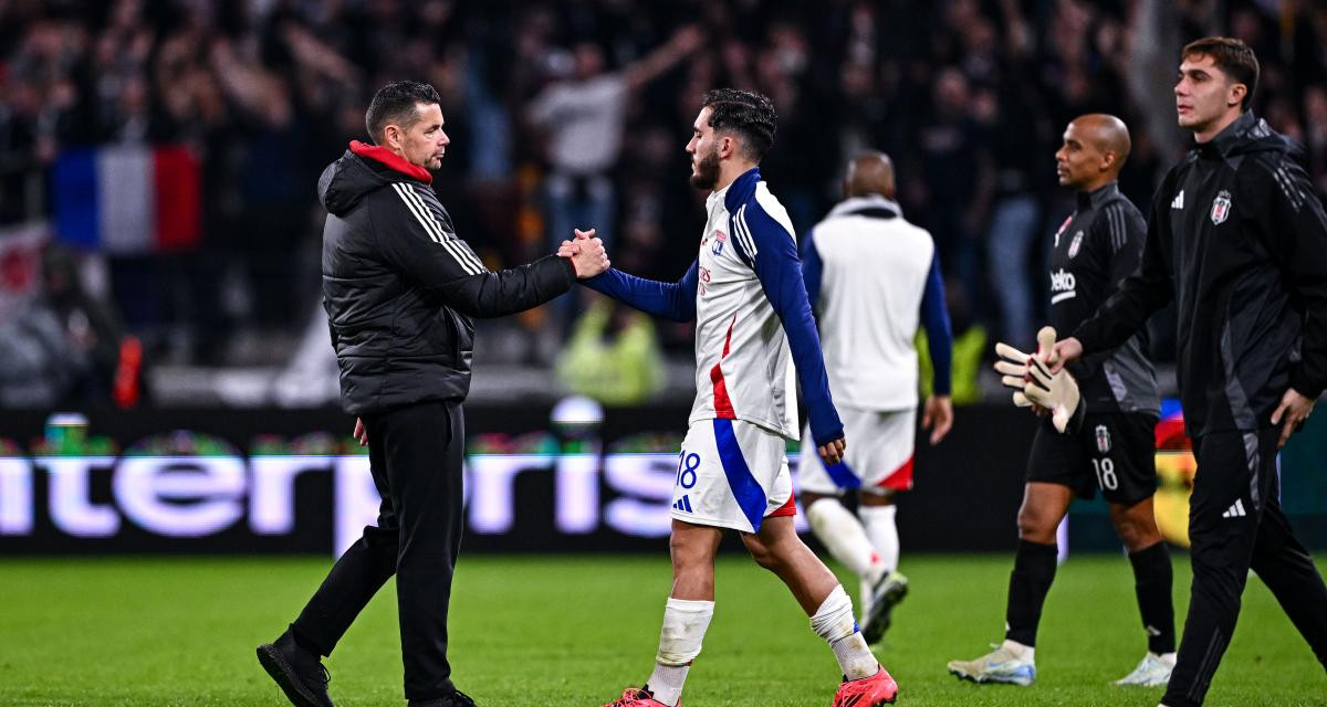 OL : Rayan Cherki rend hommage à Pierre Sage après une qualification en demi-teinte