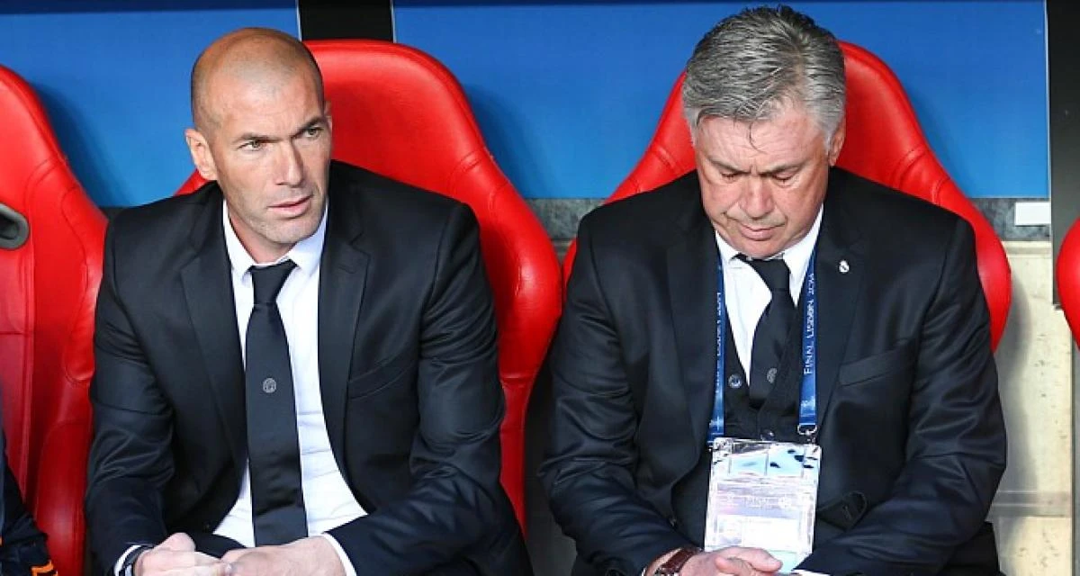 Photo de couverture de l'article Ancelotti égale Zidane : deux records historiques qui marquent l'histoire du Real Madrid