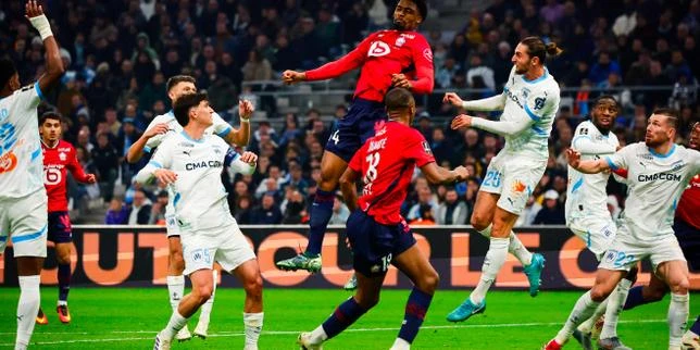 Marseille et Lille se neutralisent dans un match spectaculaire au Vélodrome