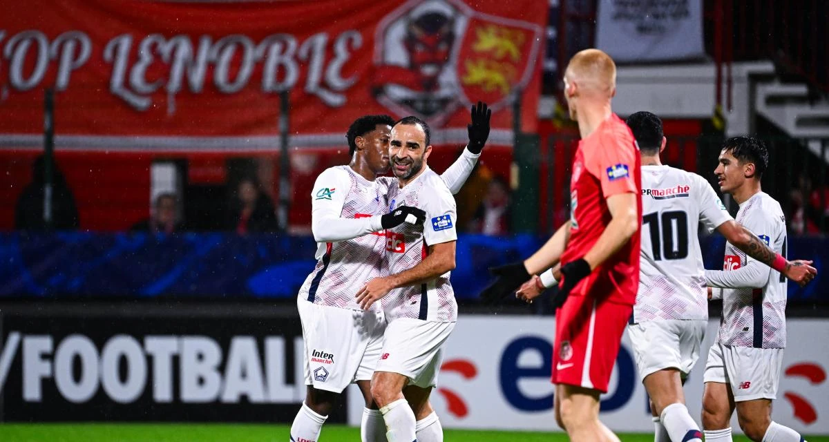 Coupe de France : Lille s'impose sans trembler, Dijon chute face à un petit poucet